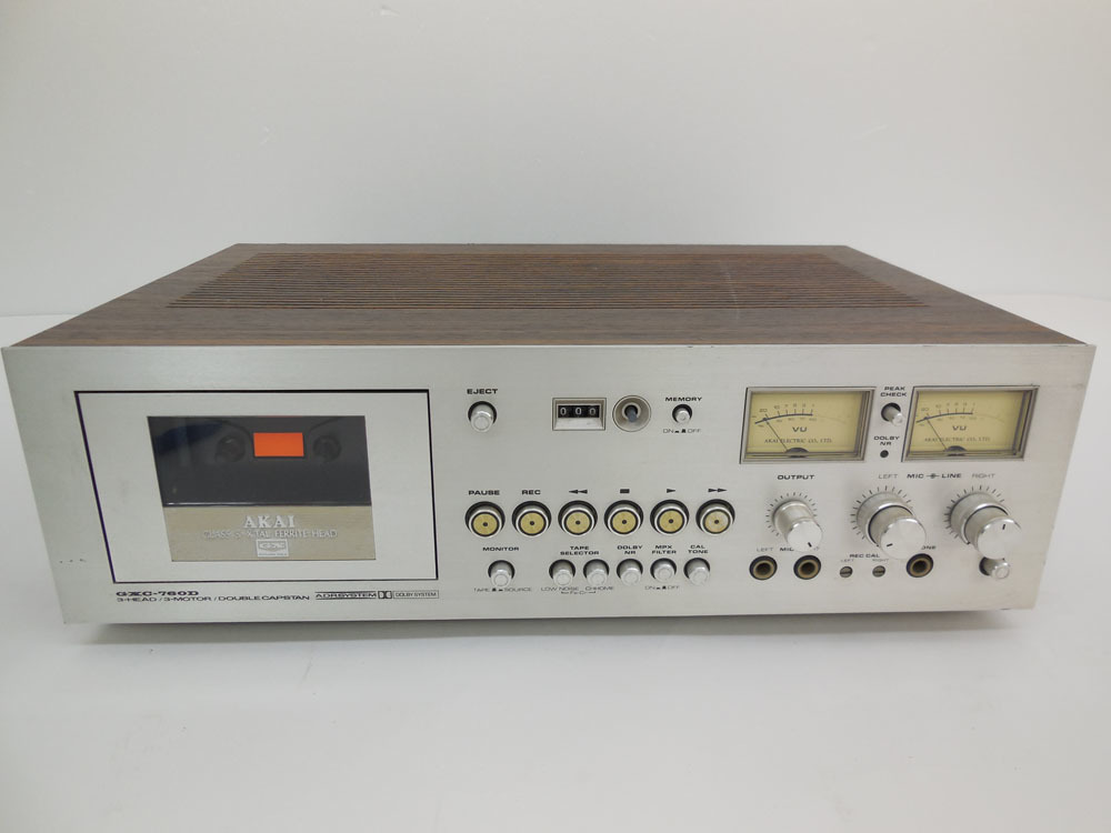 アカイ GXC-760D カセットデッキ